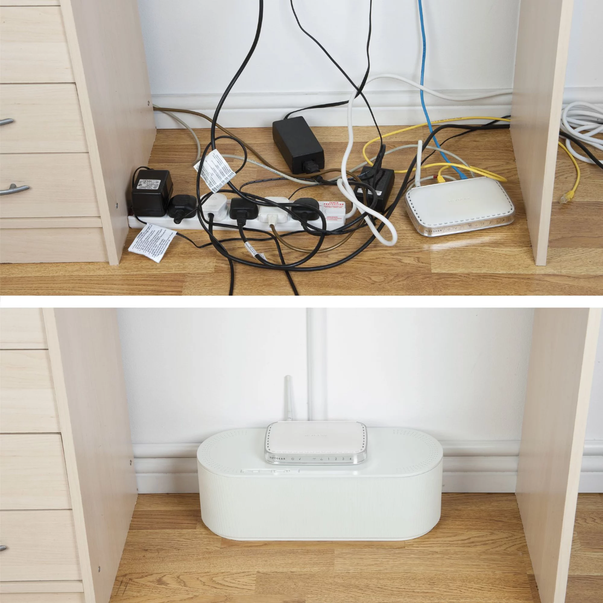 D-Line Large White Cable Tidy Unit 10 D-Line Large White Cable Tidy Unit - Image 8