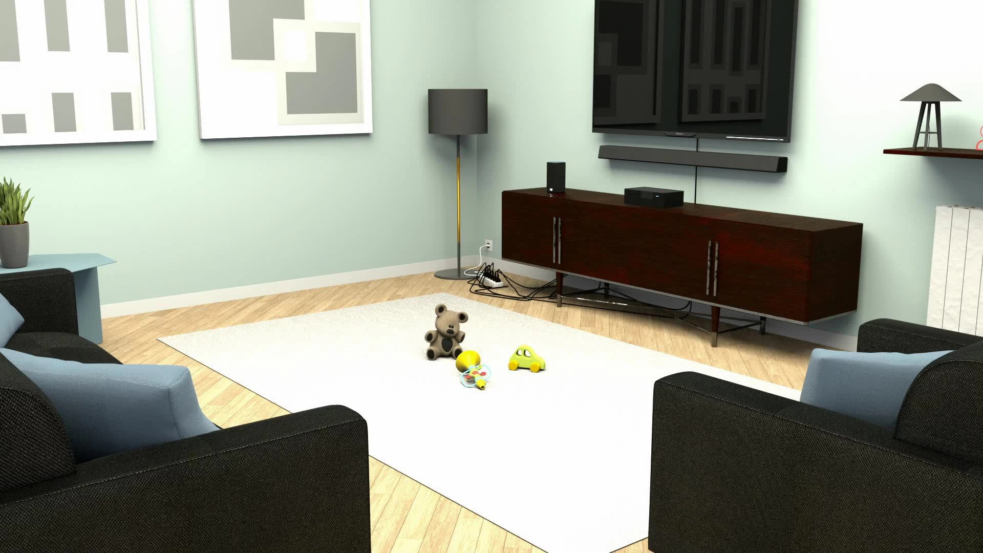 D-Line Large White Cable Tidy Unit 4 D-Line Large White Cable Tidy Unit - Image 2