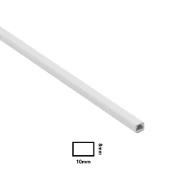 D-Line White Rectangular Trunking Length,(W)10mm (L)2m (H)8mm, Pack Of 4 12 D-Line White Rectangular Trunking Length,(W)10mm (L)2m (H)8mm, Pack Of 4 -Professional Electrical Lighting Store d line white rectangular trunking length w 10mm l 2m h 8mm pack of 45056335602742 01t bq