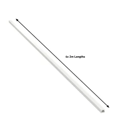 D-Line White Rectangular Trunking Length,(W)10mm (L)2m (H)8mm, Pack Of 4 13 D-Line White Rectangular Trunking Length,(W)10mm (L)2m (H)8mm, Pack Of 4 -Professional Electrical Lighting Store d line white rectangular trunking length w 10mm l 2m h 8mm pack of 45056335602742 02t bq