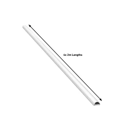 D-Line White Semi-circle Decorative Trunking,(W)16mm (L)2m (H)8mm, Pack Of 4 13 D-Line White Semi-circle Decorative Trunking,(W)16mm (L)2m (H)8mm, Pack Of 4 -Professional Electrical Lighting Store d line white semi circle decorative trunking w 16mm l 2m h 8mm pack of 45056335602704 02t bq