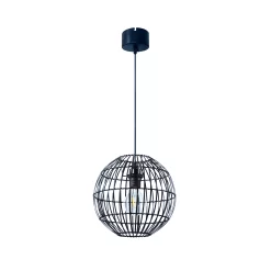 Dacite Black Pendant Ceiling Light, (Dia)280mm
