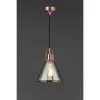Dafyd Pendant Antique Copper & Smoke Ceiling Light 1 Dafyd Pendant Antique Copper & Smoke Ceiling Light -Professional Electrical Lighting Store dafyd pendant antique copper smoke ceiling light5020024517006 01i bq