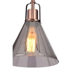 Dafyd Pendant Antique Copper & Smoke Ceiling Light 10 Dafyd Pendant Antique Copper & Smoke Ceiling Light -Professional Electrical Lighting Store dafyd pendant antique copper smoke ceiling light5020024517006 37c BQ