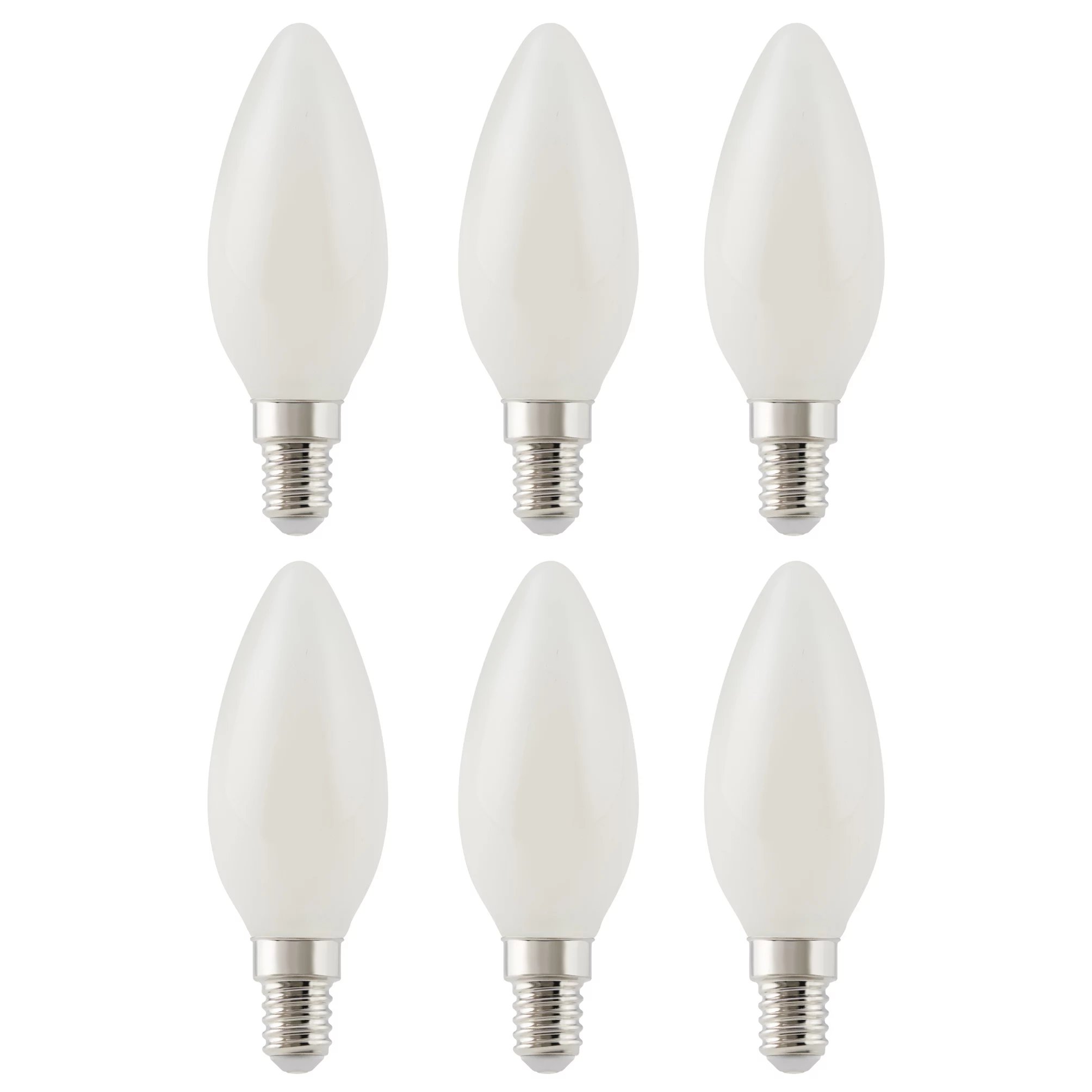 Diall 1.8W 250lm Milky Candle Warm White LED Filament Light Bulb, Pack Of 6 4 Diall 1.8W 250lm Milky Candle Warm White LED Filament Light Bulb, Pack Of 6 - Image 2
