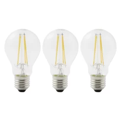 Diall 5.9W 806lm Clear GLS Warm White LED Filament Dimmable Filament Light Bulb, Pack Of 3