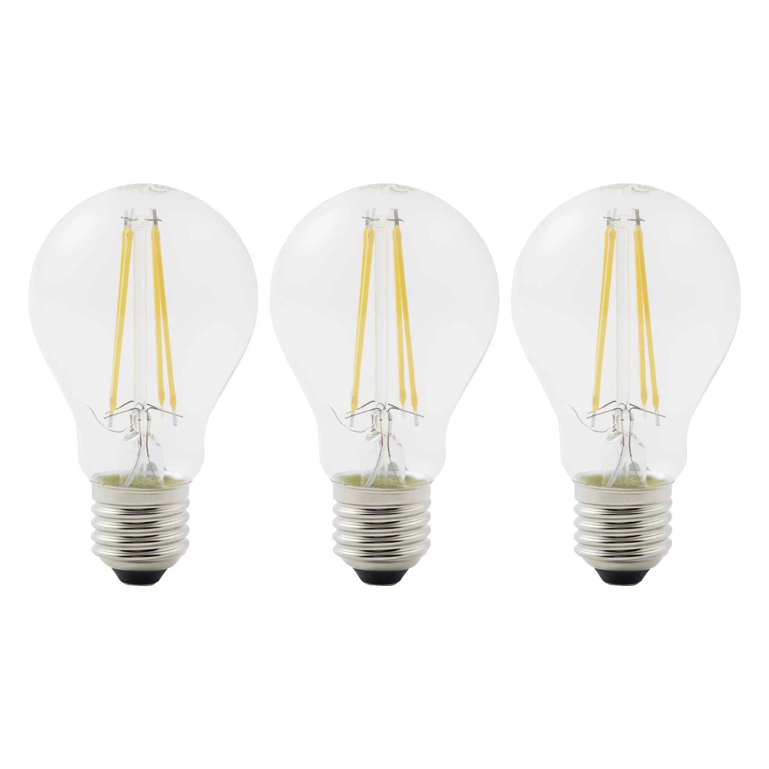 Diall 5.9W 806lm GLS Neutral White LED Filament Light Bulb, Pack Of 3 4 Diall 5.9W 806lm GLS Neutral White LED Filament Light Bulb, Pack Of 3 - Image 2