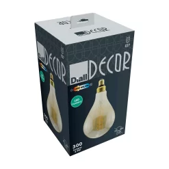 Diall 5W 300lm Balloon Warm White LED Filament Light Bulb 7 Diall 5W 300lm Balloon Warm White LED Filament Light Bulb -Professional Electrical Lighting Store diall 5w 300lm balloon warm white led filament light bulb5059340207667 08c