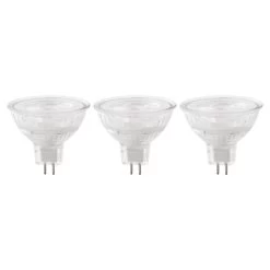 Diall 6.1W Neutral White LED Non-dimmable Utility Light Bulb, Pack Of 3