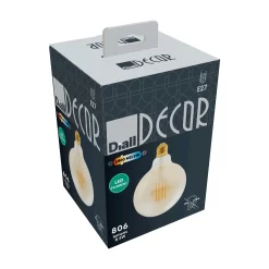 Diall 8.5W 806lm Globe Warm White LED Filament Light Bulb -Professional Electrical Lighting Store diall 8 5w 806lm globe warm white led filament light bulb5059340207384 08c