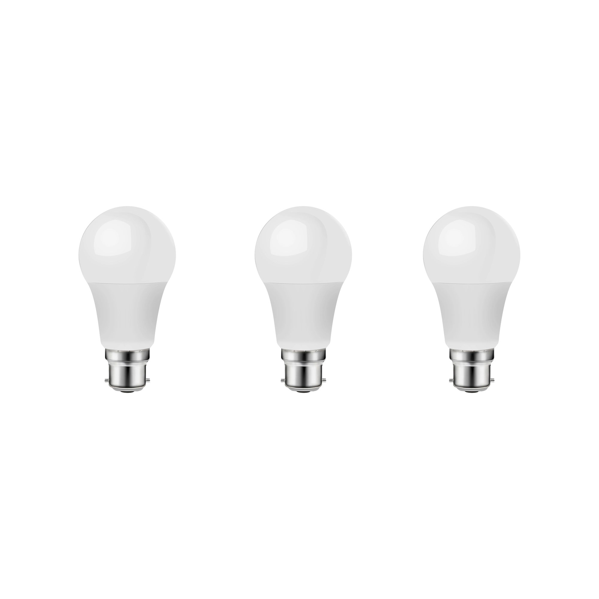 Diall B22 13.8W 1521lm White A60 Warm White LED Light Bulb, (D)6cm, Pack Of 3 3 Diall B22 13.8W 1521lm White A60 Warm White LED Light Bulb, (D)6cm, Pack Of 3