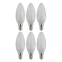 Diall E14 4.2W 470lm Candle Warm White LED Light Bulb, Pack Of 6 -Professional Electrical Lighting Store diall e14 4 2w 470lm candle warm white led light bulb pack of 65059340208039 10c bq