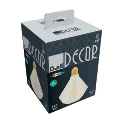 Diall E27 5.5W 470lm Amber Diamond Warm White LED Filament Light Bulb, (D)11cm 7 Diall E27 5.5W 470lm Amber Diamond Warm White LED Filament Light Bulb, (D)11cm -Professional Electrical Lighting Store diall e27 5 5w 470lm amber diamond warm white led filament light bulb d 11cm5059340207650 08c