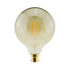 Diall G125 B22 8.5W 806lm Globe Warm White LED Filament Light Bulb