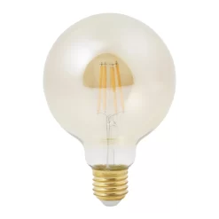 Diall G125 E27 5.5W 470lm Globe Warm White LED Filament Light Bulb