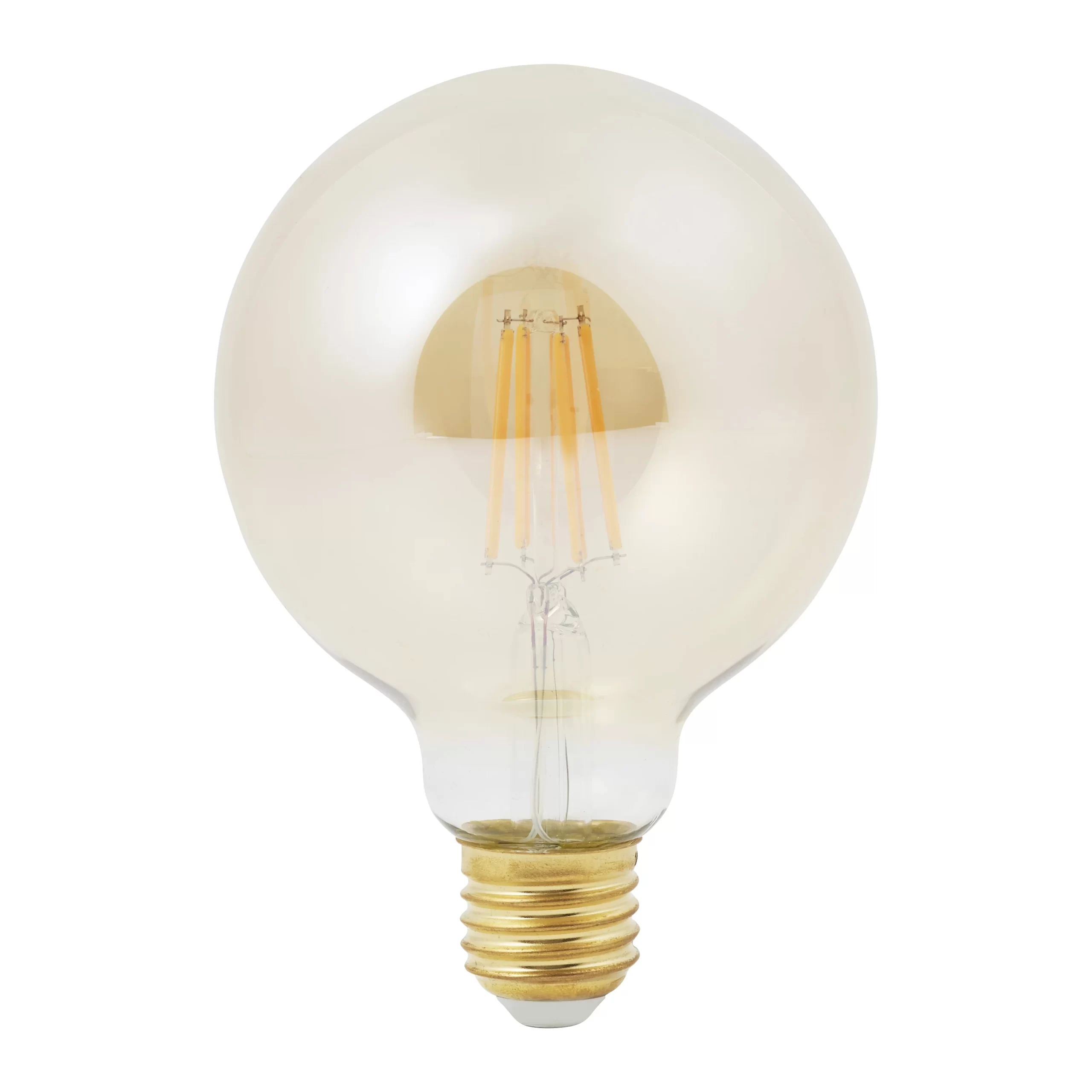 Diall G125 E27 5.5W 470lm Globe Warm White LED Filament Light Bulb 3 Diall G125 E27 5.5W 470lm Globe Warm White LED Filament Light Bulb