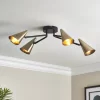 Dual Matt Steel Black 4 Lamp Ceiling Light 1 Dual Matt Steel Black 4 Lamp Ceiling Light -Professional Electrical Lighting Store dual matt steel black 4 lamp ceiling light5014838995266 01i bq