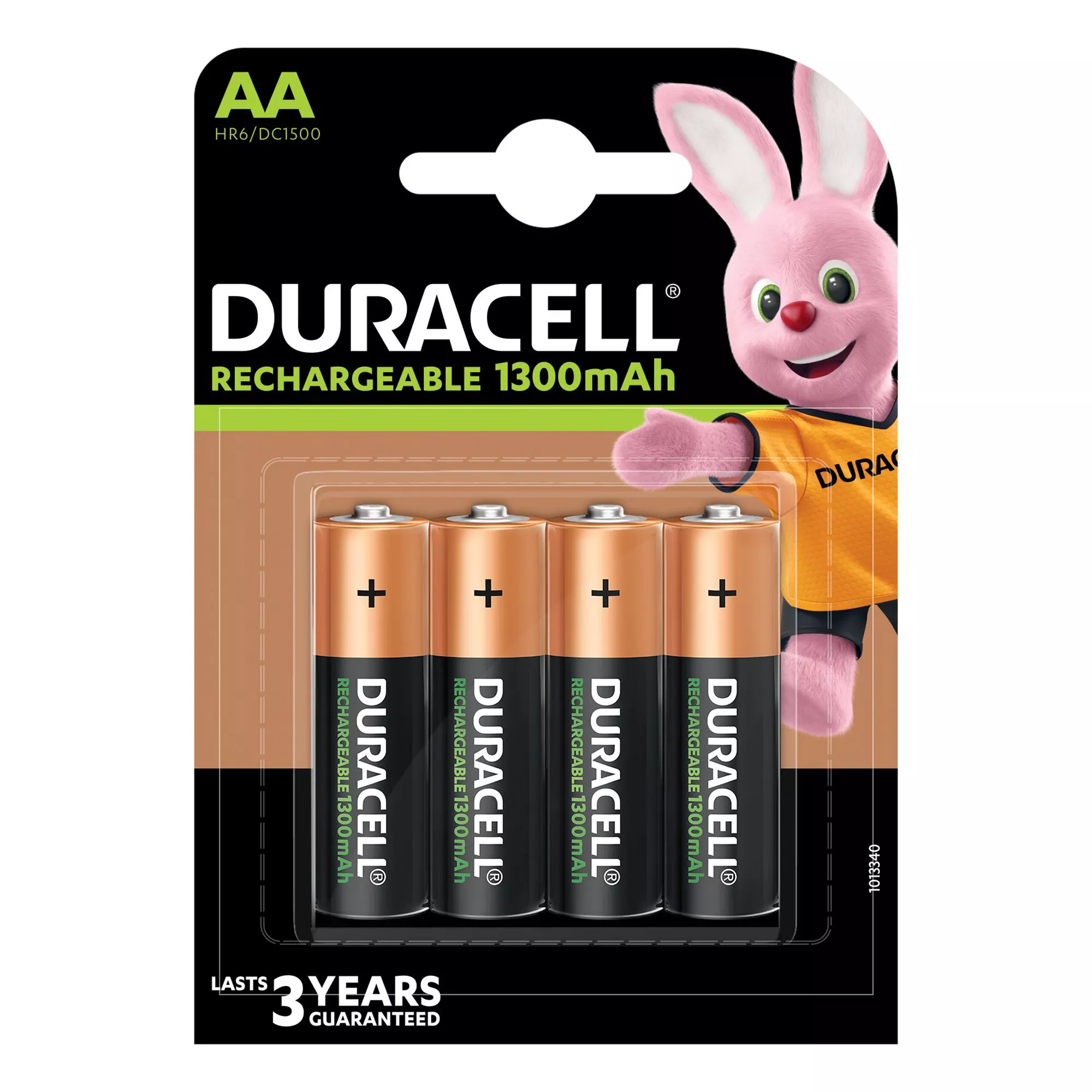 Duracell Rechargeable AA Battery, Pack Of 4 3 Duracell Rechargeable AA Battery, Pack Of 4