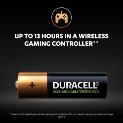Duracell Rechargeable AA Battery, Pack Of 4 13 Duracell Rechargeable AA Battery, Pack Of 4 -Professional Electrical Lighting Store duracell rechargeable aa battery pack of 45000394039247 14t bq