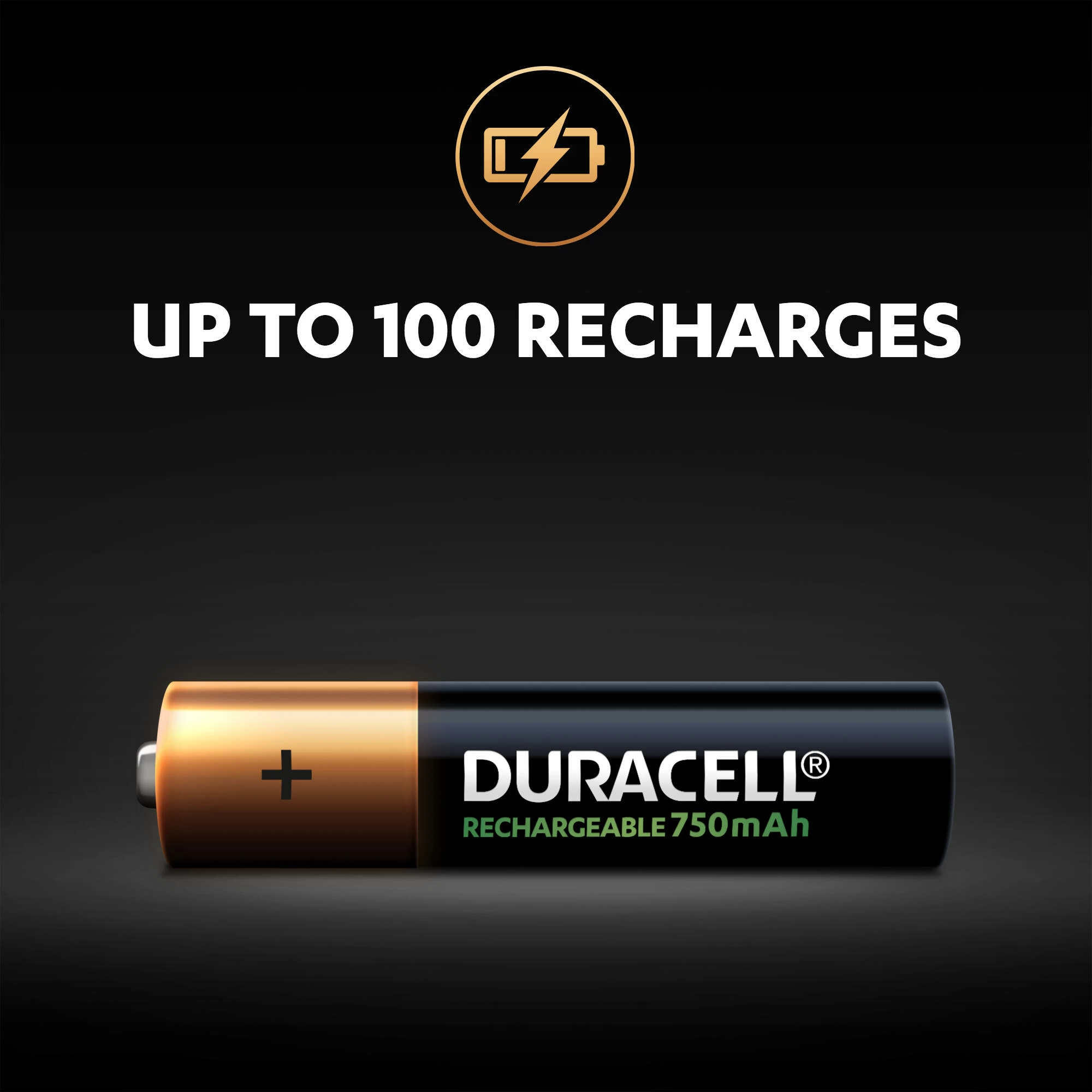 Duracell Rechargeable AAA Battery, Pack Of 4 5 Duracell Rechargeable AAA Battery, Pack Of 4 - Image 3