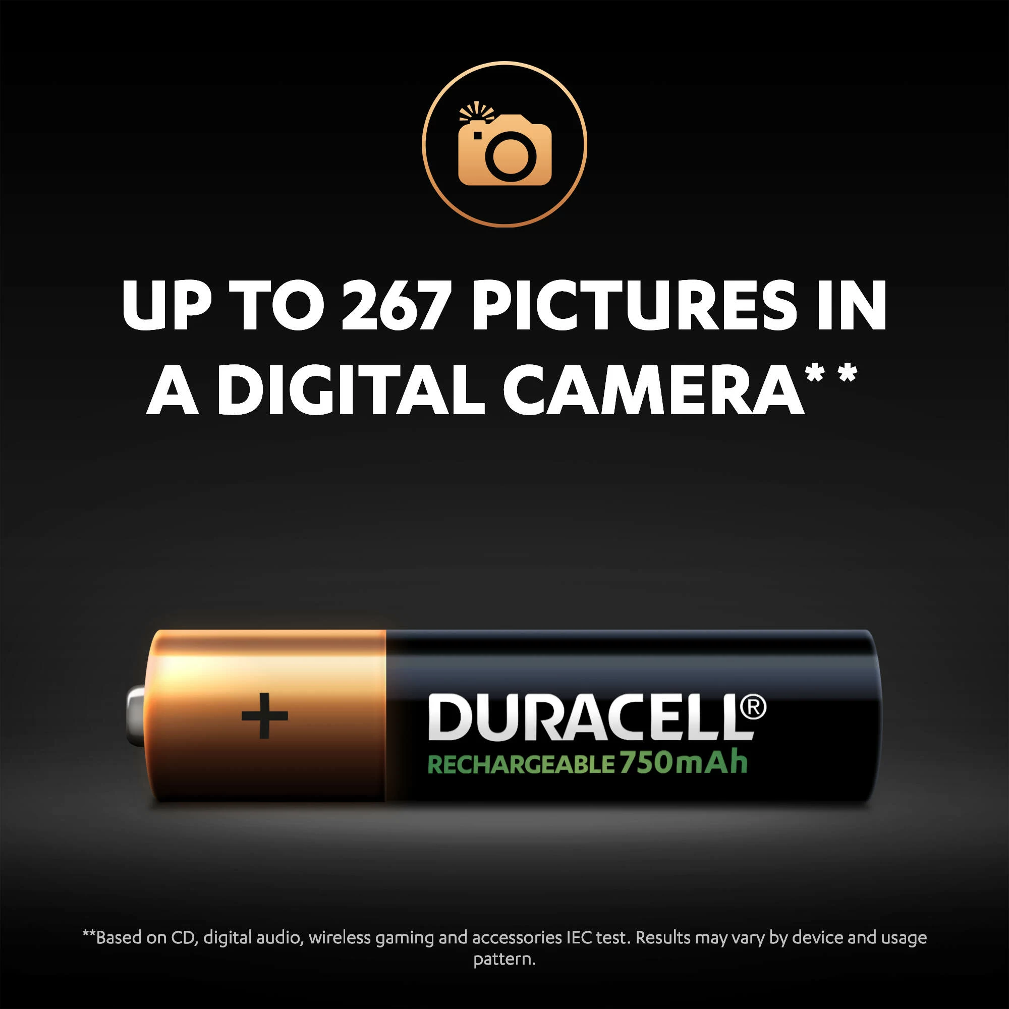 Duracell Rechargeable AAA Battery, Pack Of 4 7 Duracell Rechargeable AAA Battery, Pack Of 4 - Image 5