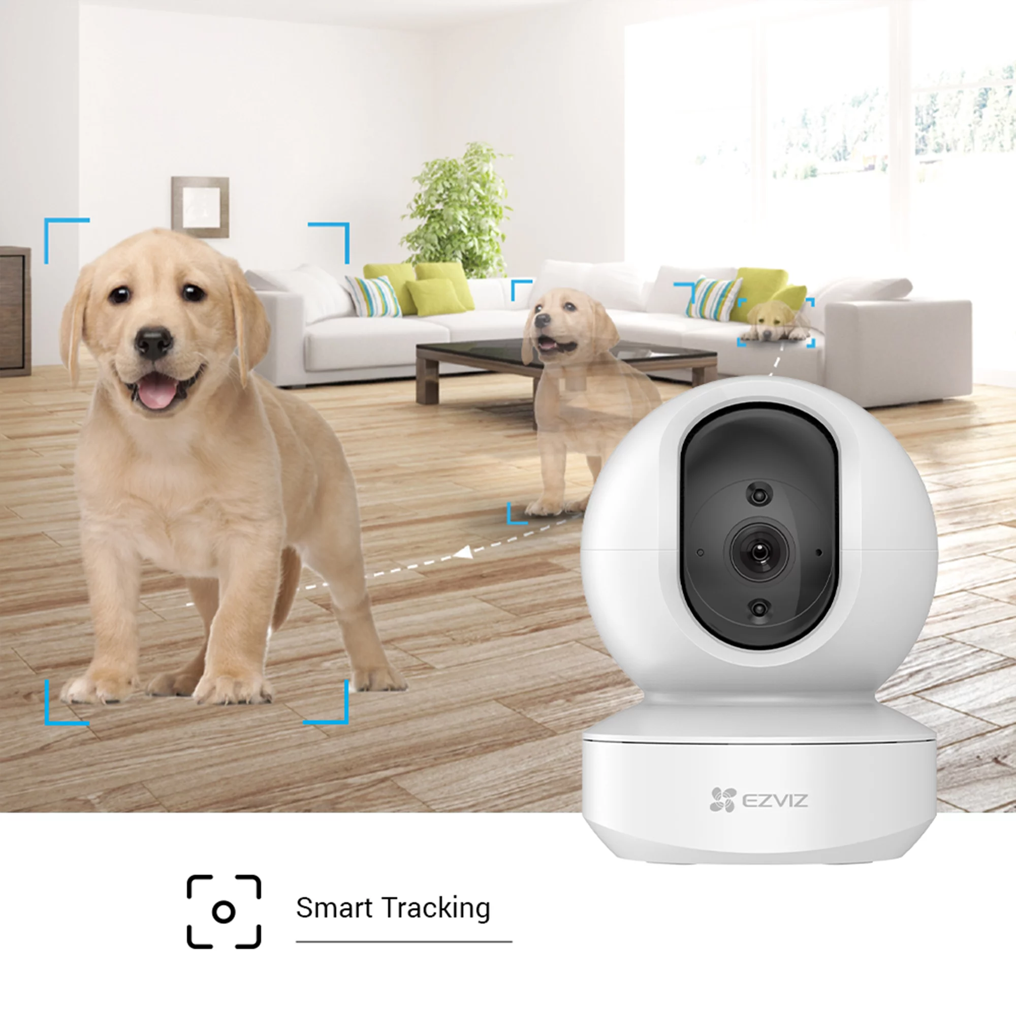 EZVIZ TY1 Wireless Indoor Pan & Tilt Smart Camera In White 7 EZVIZ TY1 Wireless Indoor Pan & Tilt Smart Camera In White - Image 5