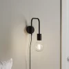 Ghlin Matt Black Plug-in Wall Light 2 Ghlin Matt Black Plug-in Wall Light -Professional Electrical Lighting Store ghlin matt black plug in wall light5036581097974 01i bq