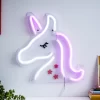 Glow Siraj Neon Unicorn Matt Pink Wired Wall Light 2 Glow Siraj Neon Unicorn Matt Pink Wired Wall Light -Professional Electrical Lighting Store glow siraj neon unicorn matt pink wired wall light5020024902536 03i bq