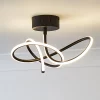 Glow Veton Black Medium Ceiling Light 1 Glow Veton Black Medium Ceiling Light -Professional Electrical Lighting Store glow veton black medium ceiling light5020024902758 03i bq