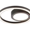 GoodHome Botero Round Matt Metal & Plastic Black LED Ceiling Light 1 GoodHome Botero Round Matt Metal & Plastic Black LED Ceiling Light -Professional Electrical Lighting Store goodhome botero round matt metal plastic black led ceiling light5059340227399 06c