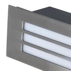 GoodHome Browning Stainless Steel Mains-powered Neutral White LED Rectangular Deck Light 8 GoodHome Browning Stainless Steel Mains-powered Neutral White LED Rectangular Deck Light -Professional Electrical Lighting Store goodhome browning stainless steel mains powered neutral white led rectangular deck light5059340323381 36c