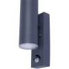 GoodHome Candiac Fixed Matt Dark Grey Integrated LED PIR Motion Sensor Outdoor Wall Light 2 GoodHome Candiac Fixed Matt Dark Grey Integrated LED PIR Motion Sensor Outdoor Wall Light -Professional Electrical Lighting Store goodhome candiac fixed matt dark grey integrated led pir motion sensor outdoor wall light5059340247670 01c