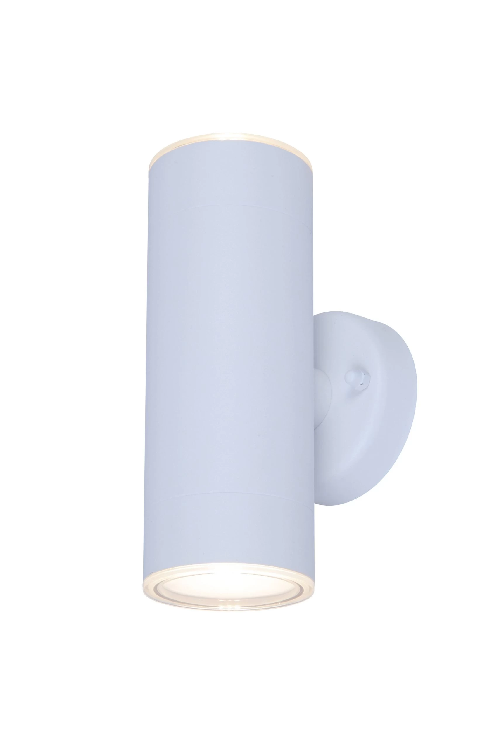 GoodHome Candiac Fixed Matt White Mains-powered Integrated LED Outdoor Double Wall Light 760lm (Dia)6cm 4 GoodHome Candiac Fixed Matt White Mains-powered Integrated LED Outdoor Double Wall Light 760lm (Dia)6cm - Image 2