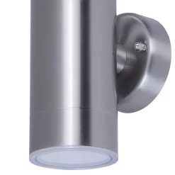 GoodHome Candiac Stainless Steel Mains-powered Integrated LED Outdoor Double Wall Light 760lm (Dia)6cm 8 GoodHome Candiac Stainless Steel Mains-powered Integrated LED Outdoor Double Wall Light 760lm (Dia)6cm -Professional Electrical Lighting Store goodhome candiac stainless steel mains powered integrated led outdoor double wall light 760lm dia 6cm5059340247724 36c