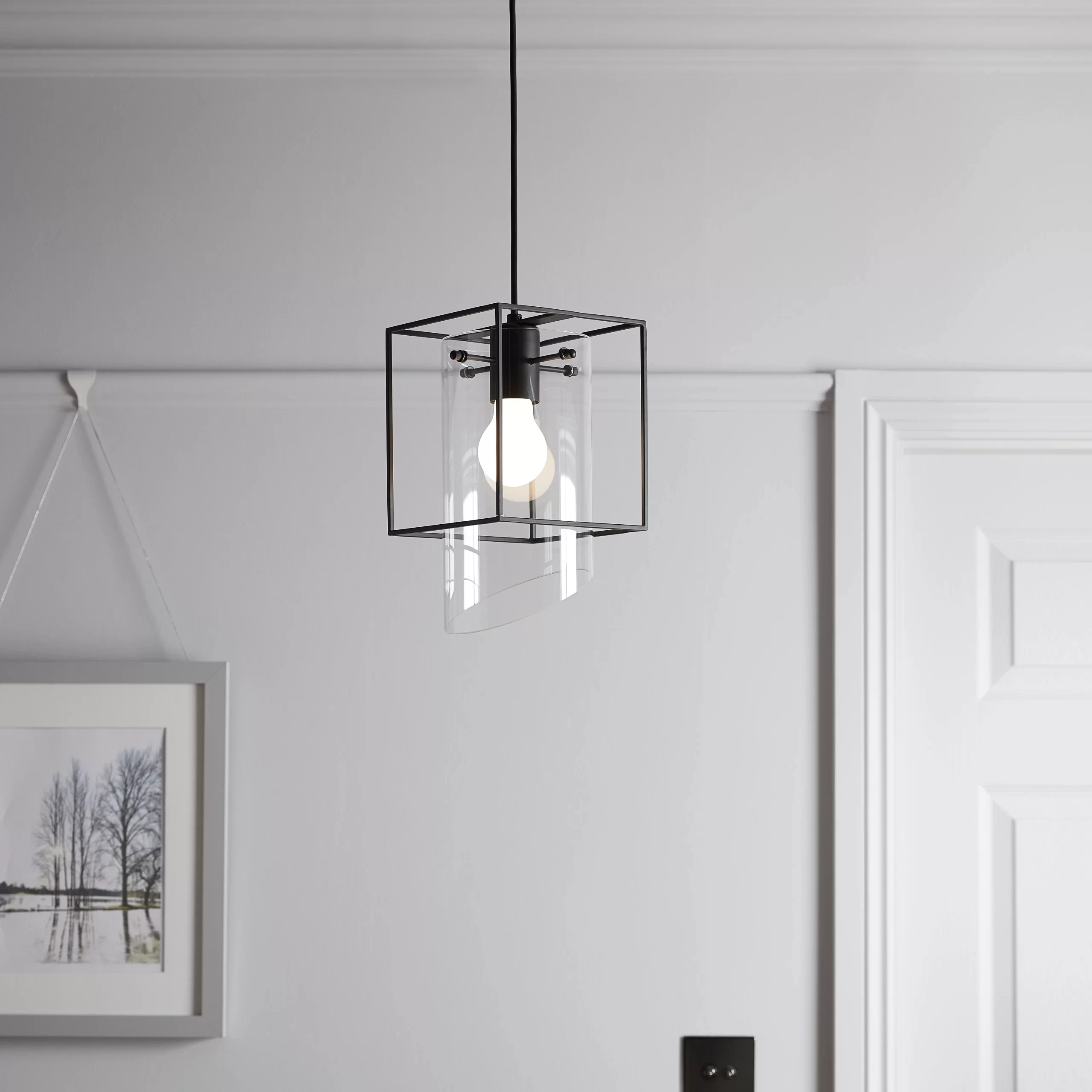 GoodHome Daluiz Matt Black Pendant Ceiling Light 3 GoodHome Daluiz Matt Black Pendant Ceiling Light