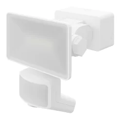 GoodHome Davern AWL1020-IW White Mains-powered Cool White Outdoor LED PIR Floodlight 1000lm