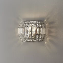 GoodHome Digya Chrome Effect Wall Light