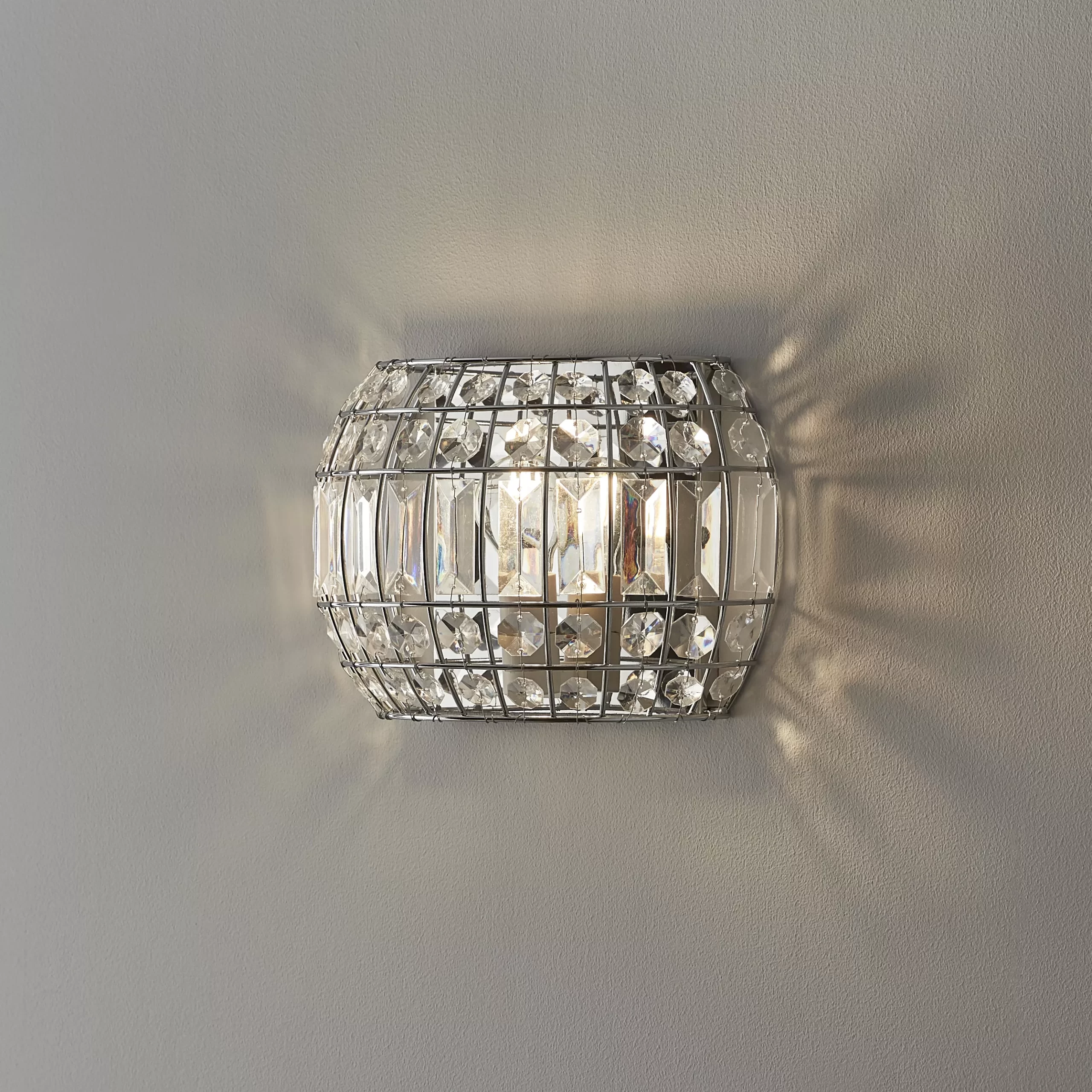 GoodHome Digya Chrome Effect Wall Light 3 GoodHome Digya Chrome Effect Wall Light