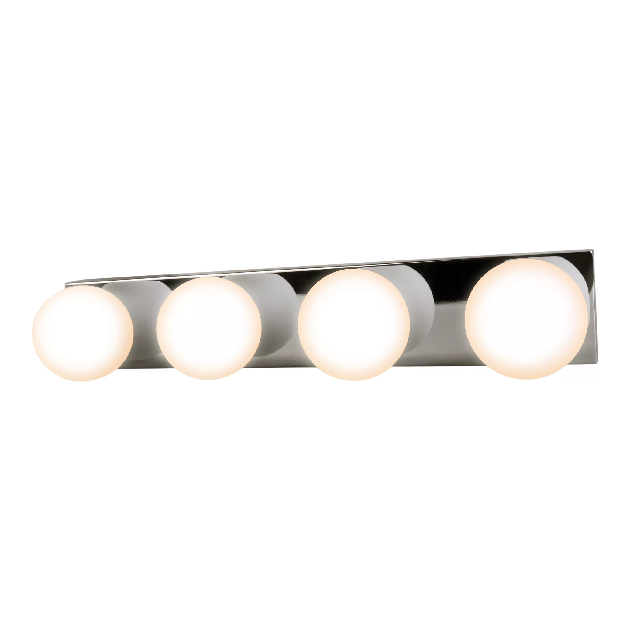GoodHome Dorres White & Silver Chrome Effect Quadruple Wired Wall Light 8 GoodHome Dorres White & Silver Chrome Effect Quadruple Wired Wall Light - Image 6