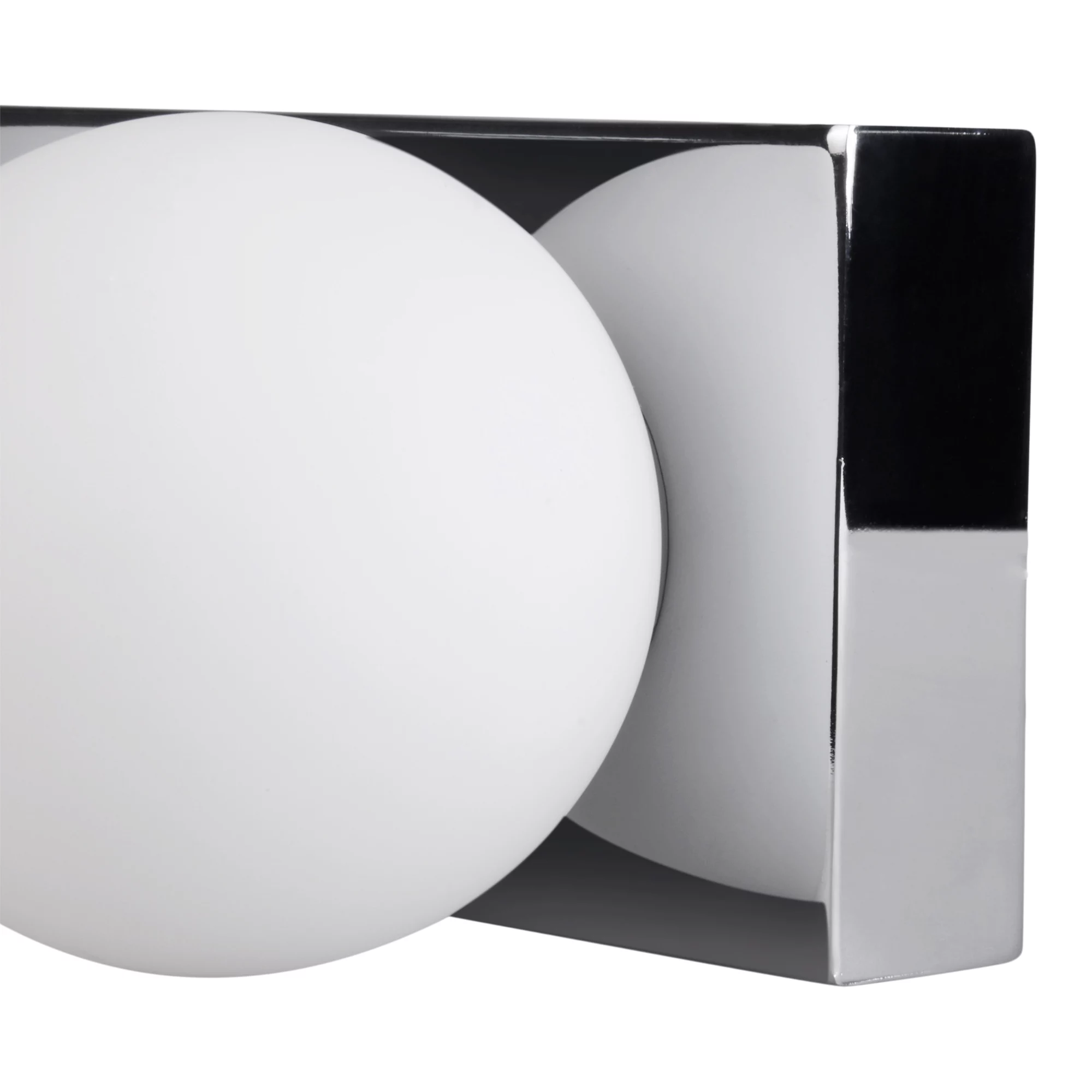 GoodHome Dorres White & Silver Chrome Effect Quadruple Wired Wall Light 9 GoodHome Dorres White & Silver Chrome Effect Quadruple Wired Wall Light - Image 7