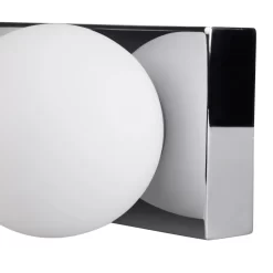 GoodHome Dorres White & Silver Chrome Effect Quadruple Wired Wall Light 12 GoodHome Dorres White & Silver Chrome Effect Quadruple Wired Wall Light -Professional Electrical Lighting Store goodhome dorres white silver chrome effect quadruple wired wall light5059340048017 36c bq