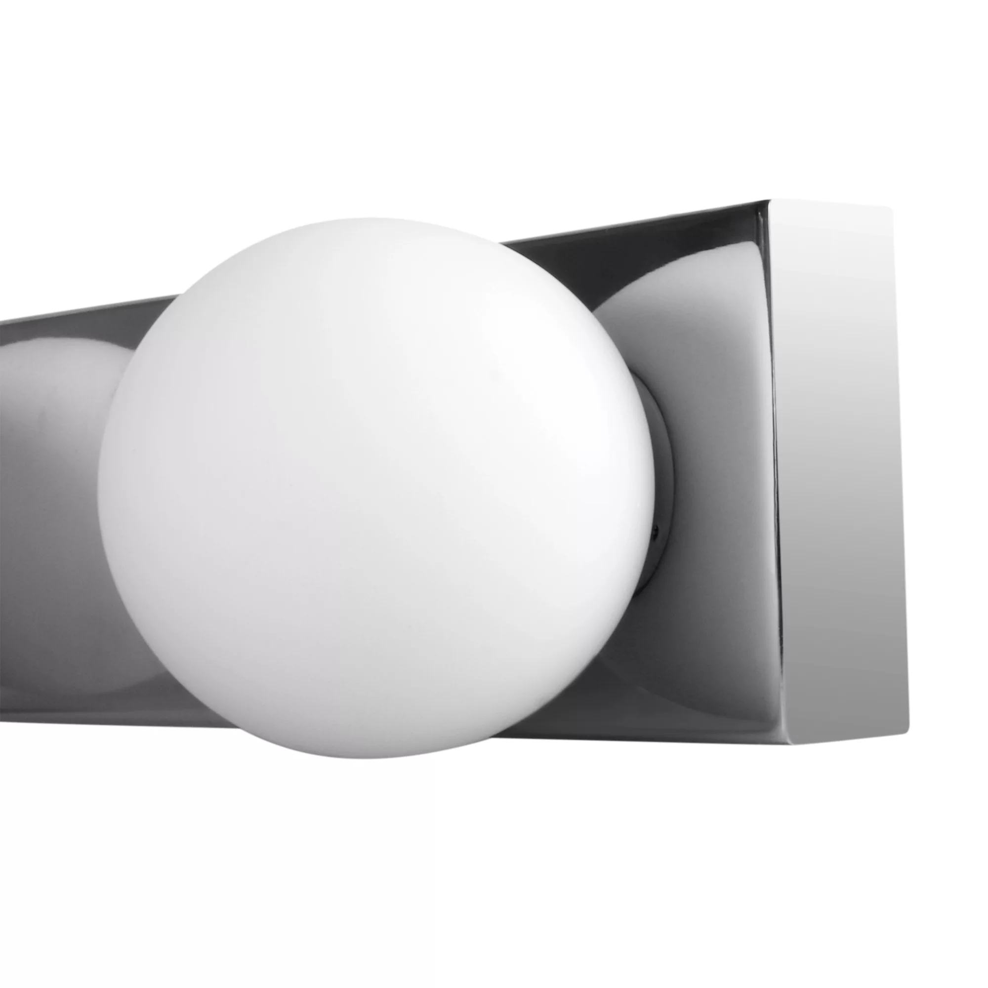 GoodHome Dorres White & Silver Chrome Effect Quadruple Wired Wall Light 6 GoodHome Dorres White & Silver Chrome Effect Quadruple Wired Wall Light - Image 4