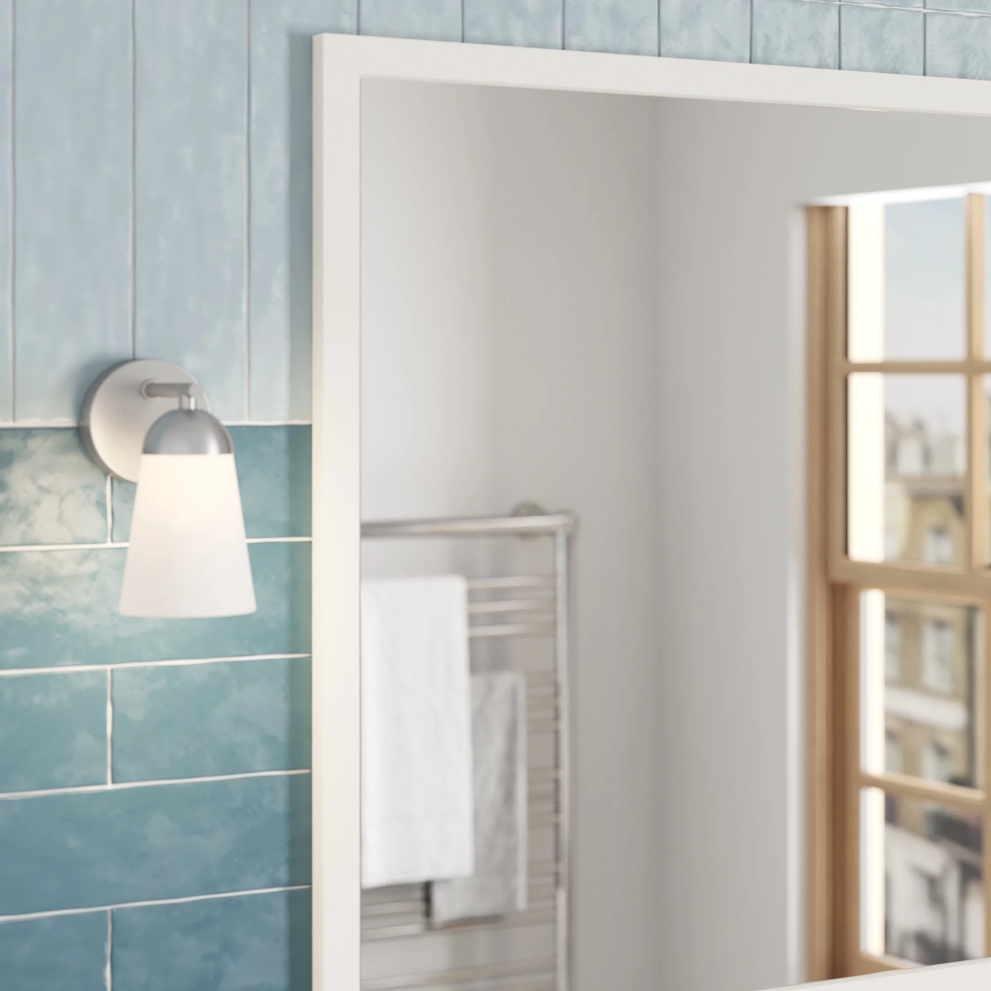 GoodHome Dudhon White & Silver Chrome Effect Wired Wall Light 3 GoodHome Dudhon White & Silver Chrome Effect Wired Wall Light