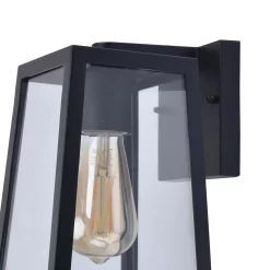 GoodHome Eddesan Fixed Matt Black Mains-powered Outdoor Wall Light 10 GoodHome Eddesan Fixed Matt Black Mains-powered Outdoor Wall Light -Professional Electrical Lighting Store goodhome eddesan fixed matt black mains powered outdoor wall light5059340247212 36c