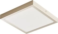 Professional Electrical Lighting Store 6 Professional Electrical Lighting Store -Professional Electrical Lighting Store goodhome hestia square brushed metal plastic silver chrome effect ceiling light5059340227221 02c