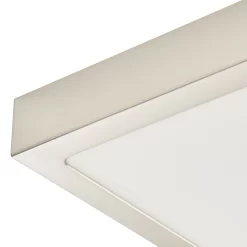 GoodHome Hestia Square Brushed Metal & Plastic Silver Chrome Effect Ceiling Light 8 GoodHome Hestia Square Brushed Metal & Plastic Silver Chrome Effect Ceiling Light -Professional Electrical Lighting Store goodhome hestia square brushed metal plastic silver chrome effect ceiling light5059340227221 36c