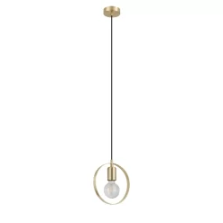 GoodHome Kaitains Gold Effect Pendant Ceiling Light, (Dia)200mm