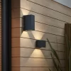GoodHome Katsura Adjustable Matt Dark Grey Mains-powered Integrated LED Outdoor Double Rectangular Wall Light 712lm 1 GoodHome Katsura Adjustable Matt Dark Grey Mains-powered Integrated LED Outdoor Double Rectangular Wall Light 712lm -Professional Electrical Lighting Store goodhome katsura adjustable matt dark grey mains powered integrated led outdoor double rectangular wall light 712lm5059340247922 03i