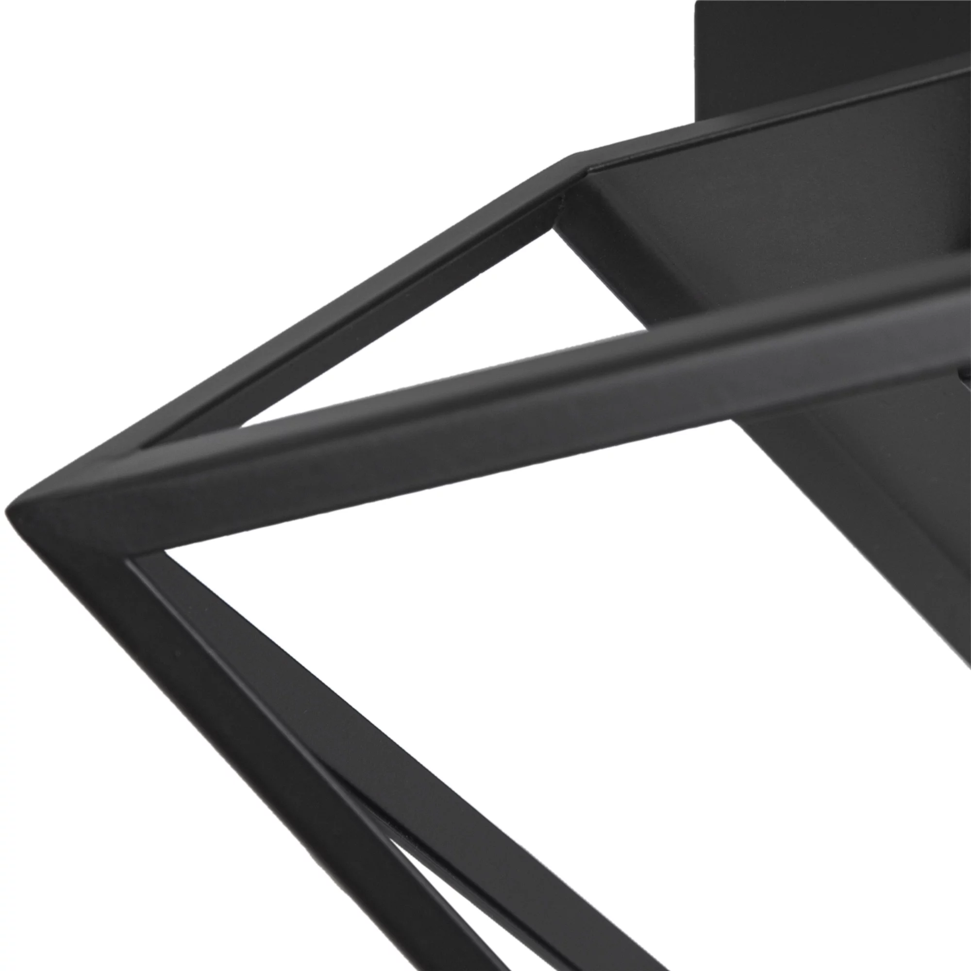 GoodHome Nantan Square Matt Metal Matt Black 2 Lamp Ceiling Light 6 GoodHome Nantan Square Matt Metal Matt Black 2 Lamp Ceiling Light - Image 4