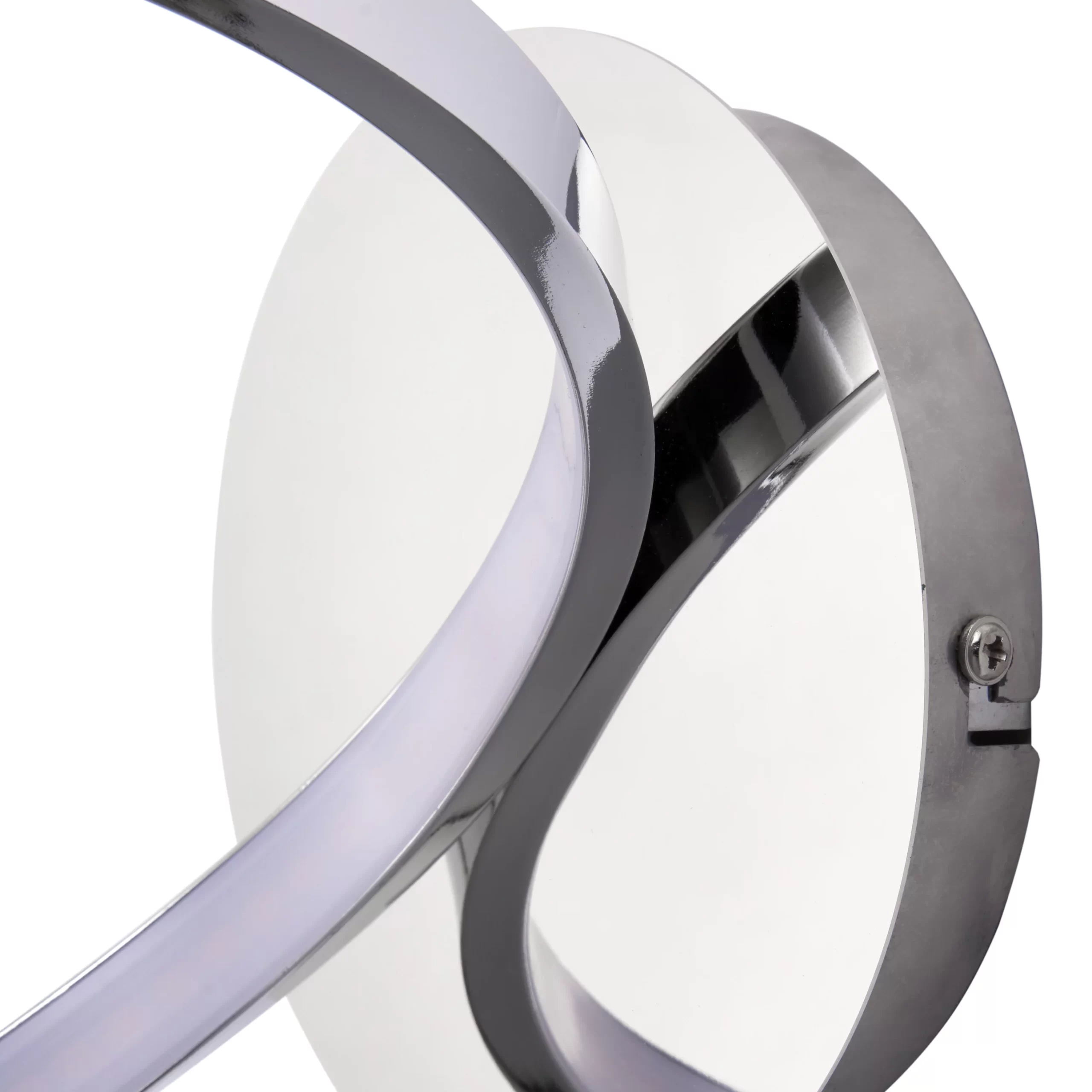 GoodHome Pegmati Silver Chrome Effect Wired Wall Light 5 GoodHome Pegmati Silver Chrome Effect Wired Wall Light - Image 3